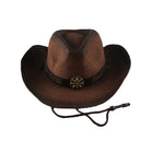 Outdoor Western Cowboy Hat Unisex Straw Hat Visor Hats Big Wide Brim Hat Summer