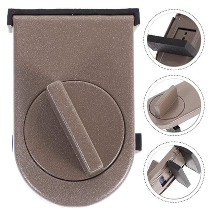 2pcs Window Limit Guard Lock Keyless Rotary Positioning Anti Shift Security Lock