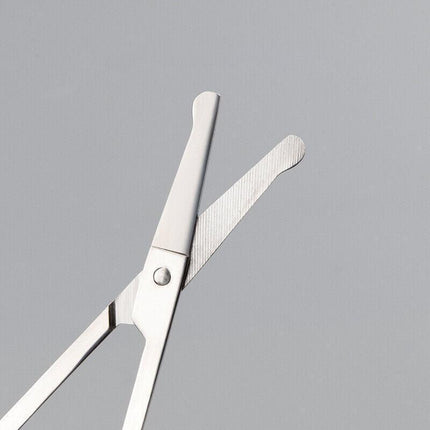 Korean Made Nose Hair Remover Stainless Steel Scissors Trimmer Safety Clipper - Aimall