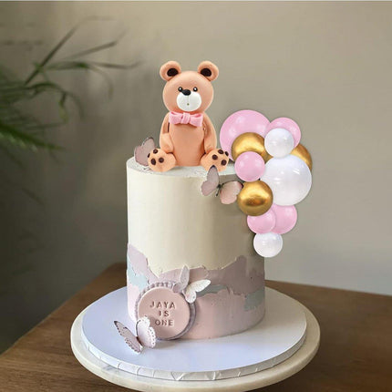 13pcs Teddy Bear Cake Decoration Set Party Birthday Teddy Bear Cake Topper