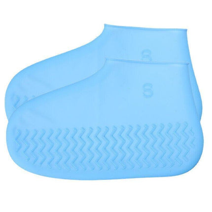 Shoe Cover Waterproof Silicone Non Slip Rain Water RUBBER Foot Boot Overshoe M Size - Aimall