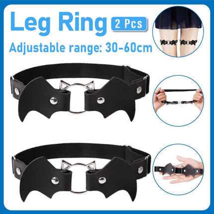 2pcs Adjustable Fashion Garter Belt Leg Loops Thigh Accessories Women