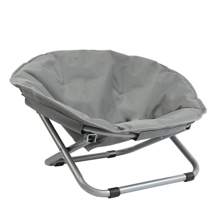 Folding Pet Bed Chair Portable Round Dog Bed Cat Bed Cushion for Pets Indoor Use