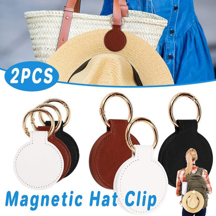 2PCS Hat Clip Holder with Buckle for Backpack Portable Hanging Hook for Hat Storage