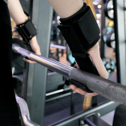 WEIGHT LIFTING POWER HOOKS POWER GRIPS WRIST SUPPORT BAR STRAPS GYM HOOK GLOVES Aimall