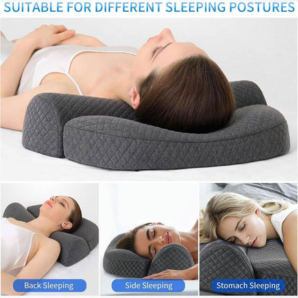 Memory Foam Cervical Pillow Ergonomic Neck Support for Comfortable Sleep