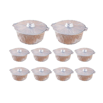 10PCS Duty Aluminum Foil Pots for Hotpot Camping Picnic Tinfoil field cutlery