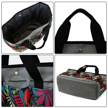 Portable Garden Kit Multifunctional Gardening Storage Bag with Pockets Outdoor