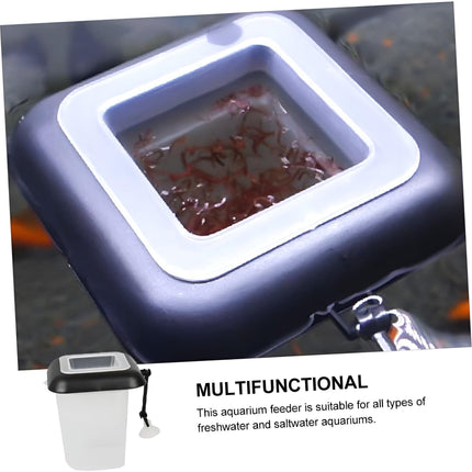 Red Insect Frozen Feeder Cup for Fish Tank Shrimp Feeding Dissolving Ring - Aimall