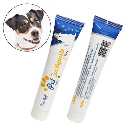Beef Flavor Edible Pet Dog Cat Toothpaste Teeth Cleaning Care Oral Hygiene - Aimall