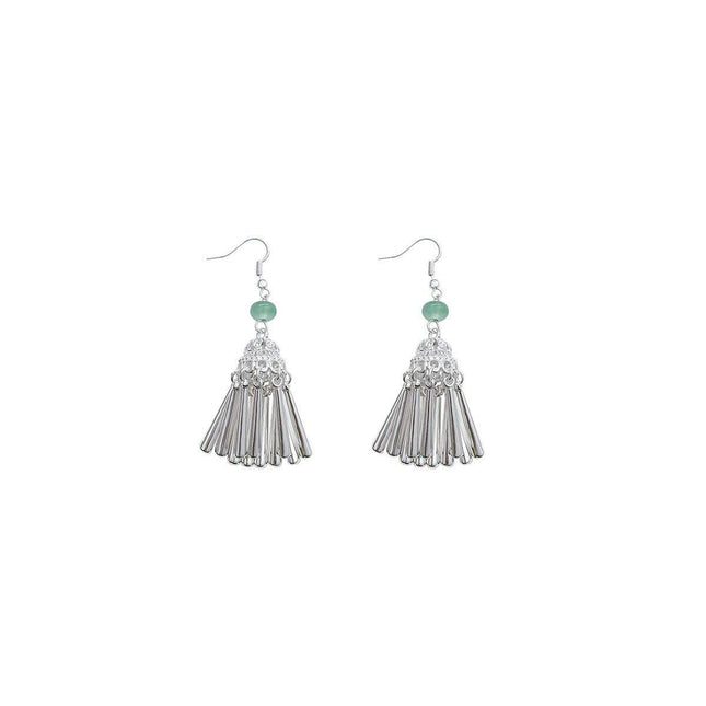 Vintage Ethnic Tassel Long Earrings Bohemian Jewelry Women Stylish Accessory