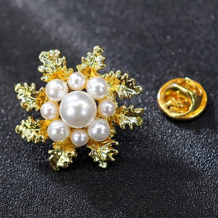 Imitation Pearl Brooch Elegant Jewelry Fashion Accessory Women Ladies Gift