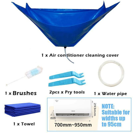 Wash Cover Air Conditioner Cleaning Bags Waterproof Wall Mounted Protectors Kits - Aimall
