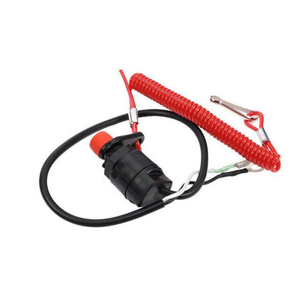 Boat Outboard Engine Motor Kill Stop Switch Safety Tether Lanyard For Yamaha - Aimall
