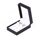 8Pcs Mens Cufflinks Shirt Tuxedo Wedding Party Buttons Cufflinks Black