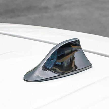 Universal Auto Car Roof Radio AM/ FM Signal Shark Fin Aerial Antenna Black AUS - Aimall