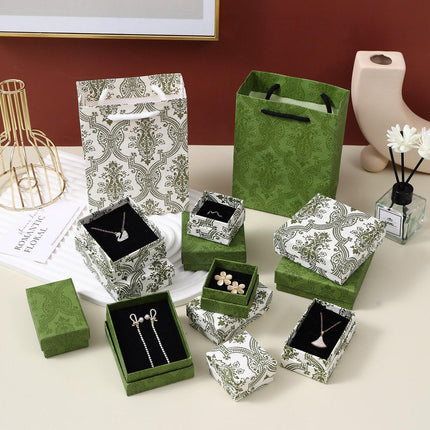 20pcs Ring Earring Gift Boxes Small Jewelry Packaging Storage Case Organiser