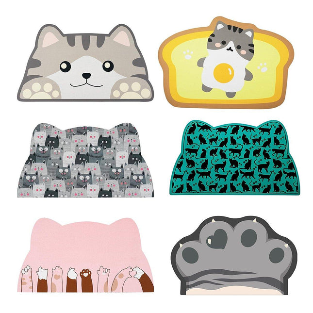 Cartoon Pet Diatomite Floor Mat Non Slip Cat and Dog Feeding Mat for Food Water
