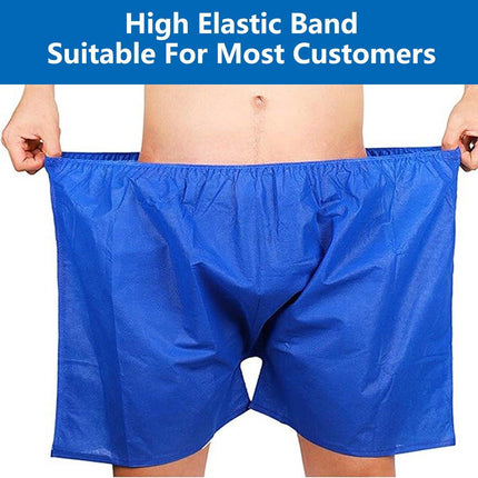 50pcs Disposable Underwear Boxer Shorts Nonwoven for Men Beauty Salon Use