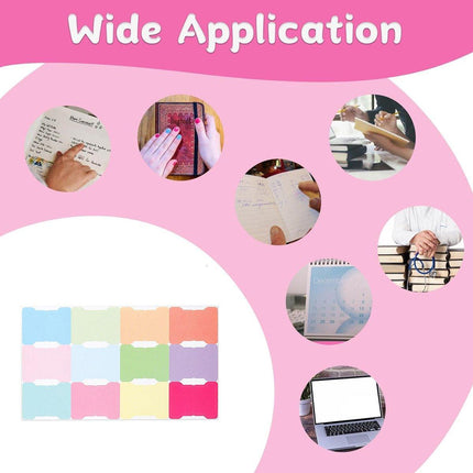 40Sheets Macaron Colour Writable Blank Journal Index Label Morandi Stickers Set
