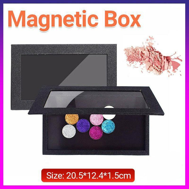 Empty Magnetic Cosmetic Palette Holder Box For Eyeshadow Blush Powder Makeup Diy - Aimall