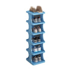 6/7 Tier Foldable Shoe Rack Simple Home Door Organizer Folding Shoe Stand