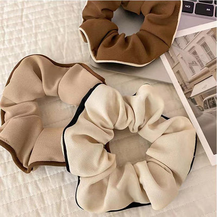 Large Scrunchies Silk Satin Elastic Hair Hair Bands Rope Tie Ponytail Accessory - Aimall