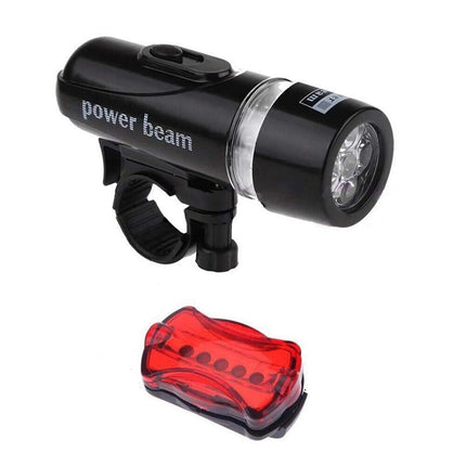 2x Front Rear Bike Light LED Bicycle Tail Lights Waterproof Flashlight Headlight - Aimall