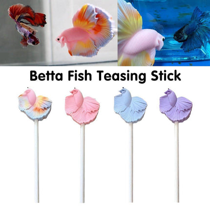 Fish Teaser Stick Interactive Training Pen Toy for Fish Tank Fun and Engagement