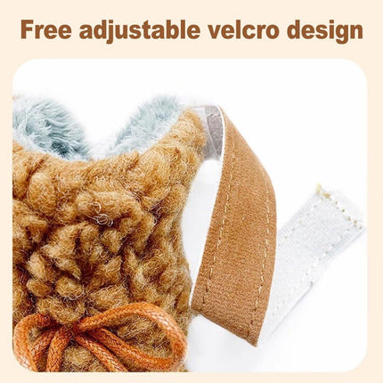 Winter Pet Dog Snow Boots Teddy Puppy Non-Slip Cotton Shoes Warm Puppy Foot