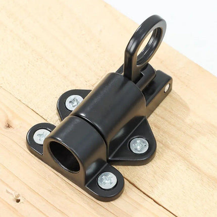 5PCS Aluminum Alloy Spring Bolt Self-Closing Sliding Door Window Lock Buckle Set