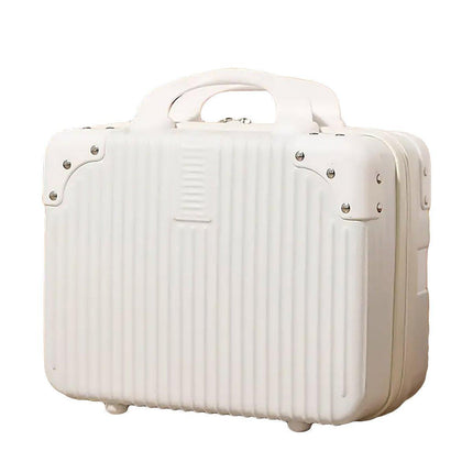 Portable Womens Mini Luggage Case Lightweight Large Capacity Cosmetic Bag