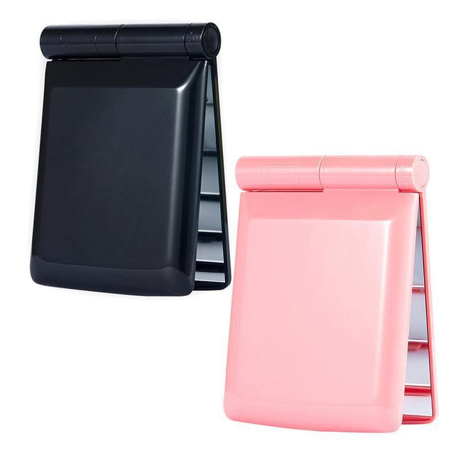 Brand New Compact Makeup Mirror Folding Portable Cosmetic Pocket LED lights AU - Aimall