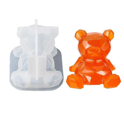 Bear Phone Holder Silicone Epoxy Resin Casting Mold Diy Furnish Ornament Mould A - Aimall