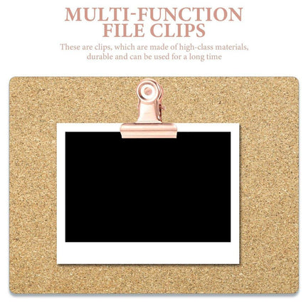 465PCS Rose Gold Thumbtacks Binder Clips Push Pins Set Office Supplies With Box
