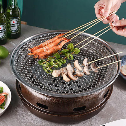 Multifunctional Charcoal Barbecue Grill Household Korean BBQ Grill Port - Aimall
