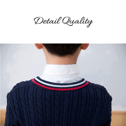 Kids Warm Cardigan Unisex Cozy Knitwear Sweater Boys Girls Fashion Knit - Aimall