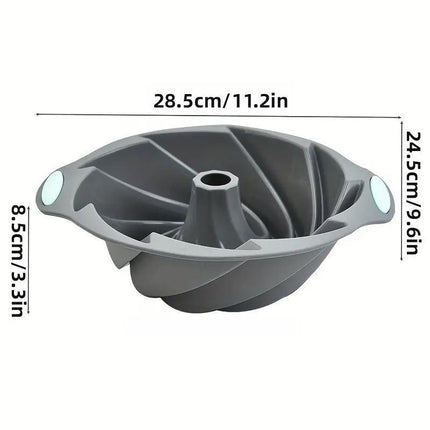 Silicone Cake Mould Non-Stick Baking Mould for Cupcakes Brownies and Desserts