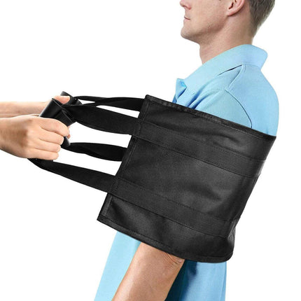 Black Leather Support Cushion for Elderly Bedridden Disabled Backrest Waist Pad