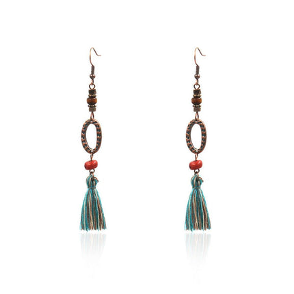 Vintage Tassel Earrings for Women Long Ethnic Style Dangle Fashion Jewellery