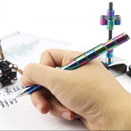 Toy Pen Decompression Magnetic Metal Pen Multifunction Writing Magnet Cute Gifts - Aimall