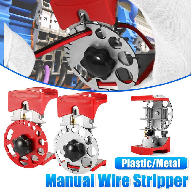 Handheld Quick Wire Stripper Adjustable Manual Cable Stripping Tool for Wiring