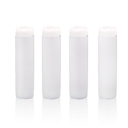 16oz Plastic Sauce Dispenser Bottles Large Capacity Double-ended Squeeze Bottles - Aimall