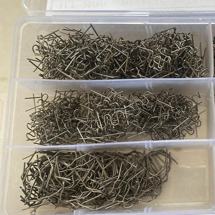 1200PCS Steel Hot Stapler Staples Repair Tools Kit For Plastic Welder Car Bumper - Aimall