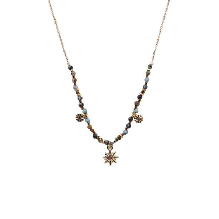 High-End Sun Necklace Light Luxury Fashion Style Distinctive Collar Chain