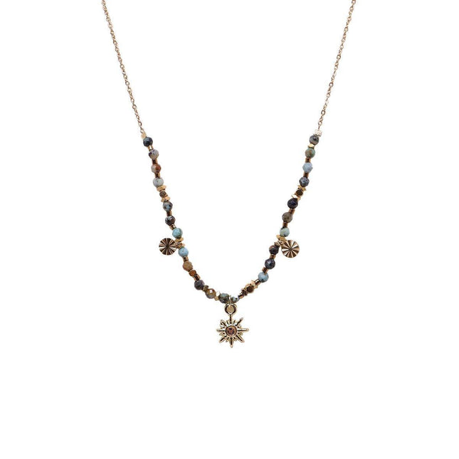 High-End Sun Necklace Light Luxury Fashion Style Distinctive Collar Chain