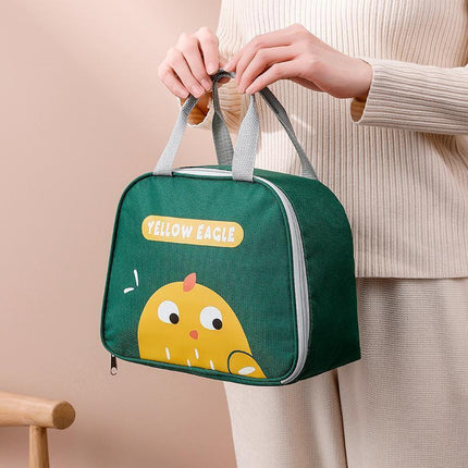 Cute Cartoon Lunch Bag Reusable Insulated School Lunch Box Cooler Tote Boy Girl - Aimall