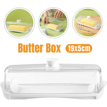 Butter Cheese Box Crisper Fruit Storage Container Multi Purpose Food Organizer