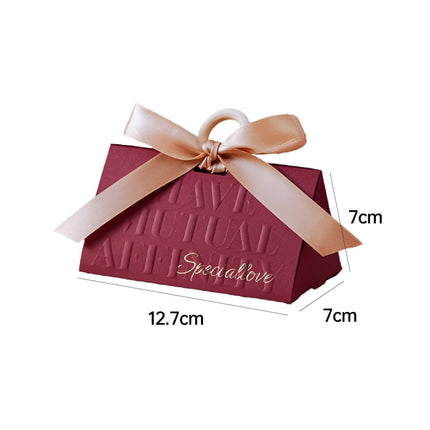 5PCS Portable Luxury Wedding Candy Gift Boxes Favour Packaging High-end Party