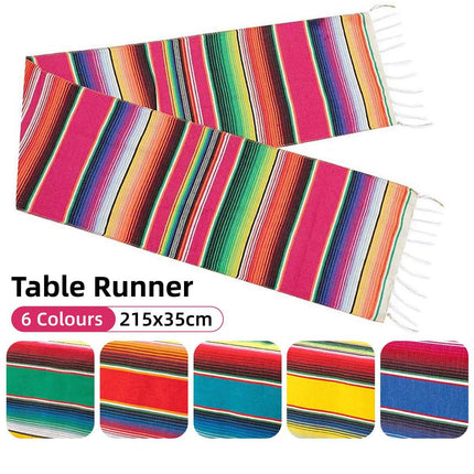 Woven Blanket Tassel Party Tablecloth Home Decoration Table Flags Cover Cloth